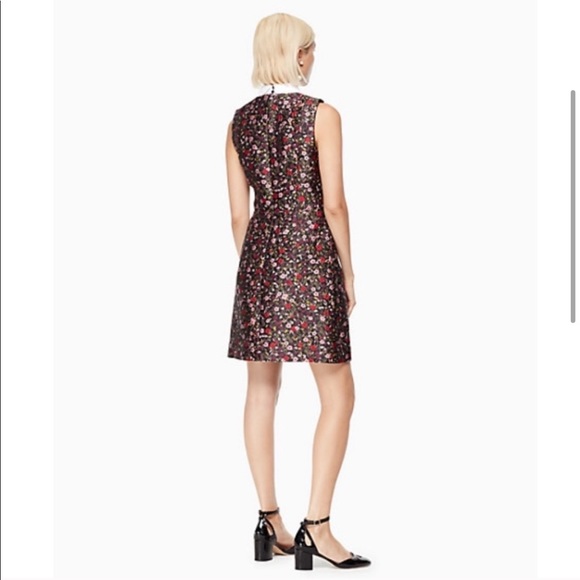 Kate Spade boho jacquard floral mini dress 2 - Picture 3 of 7